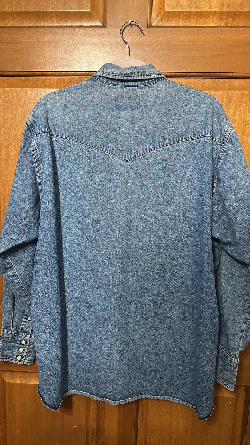 Bejeweled Denim Shirt