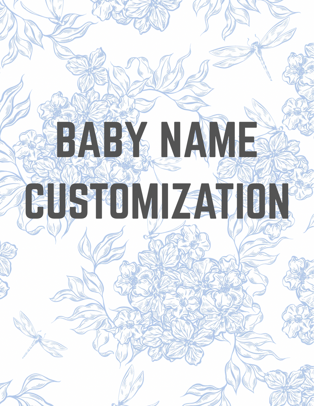 BABY NAME CUSTOMIZATION