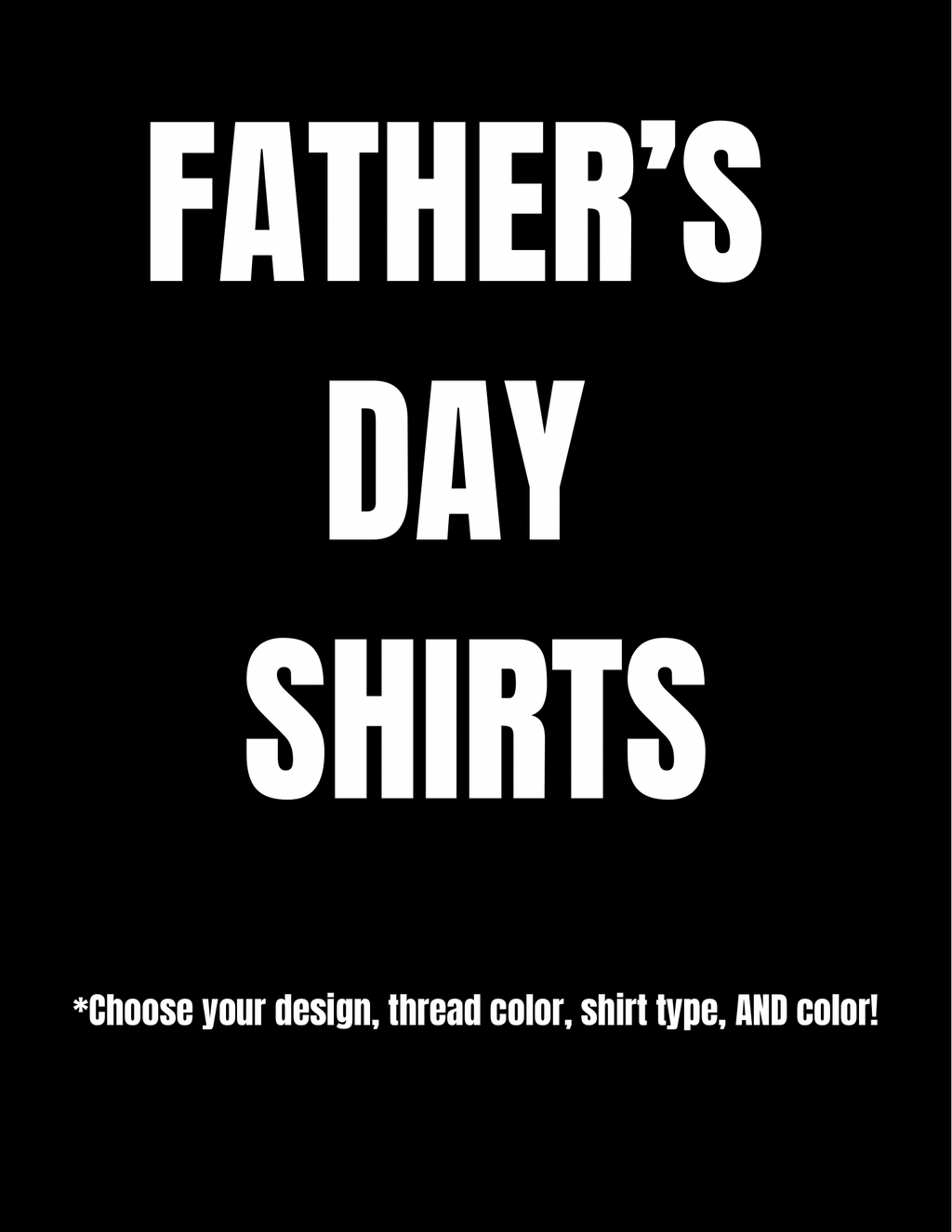 FATHER’S DAY SHIRTS